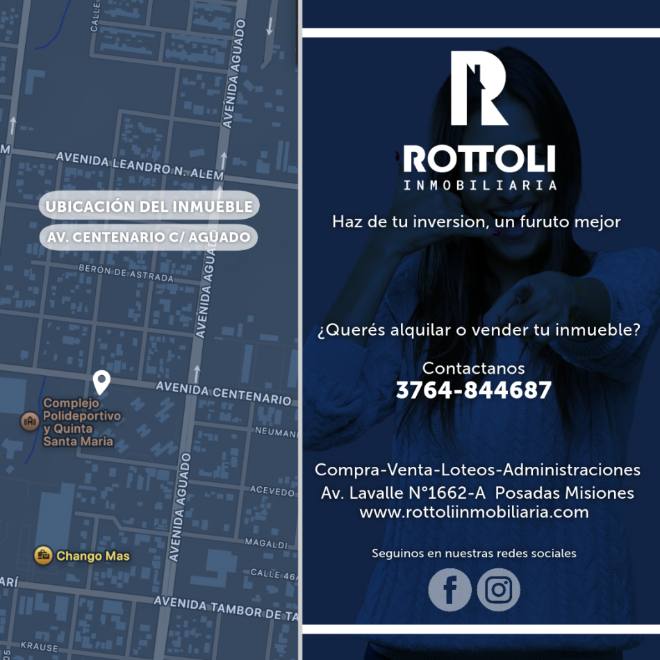 HERMOSO DEPARTAMENTO DE TRES DORMITORIOS EN VENTA-POSADAS MISIONES