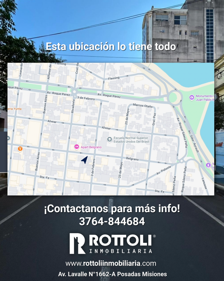 DEPARTAMENTO DE UN DORMITORIO EN VENTA