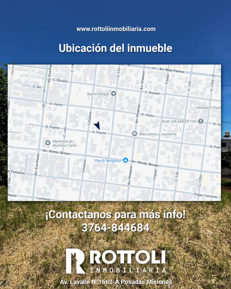 LOTE EN VENTA-POSADAS MISIONES