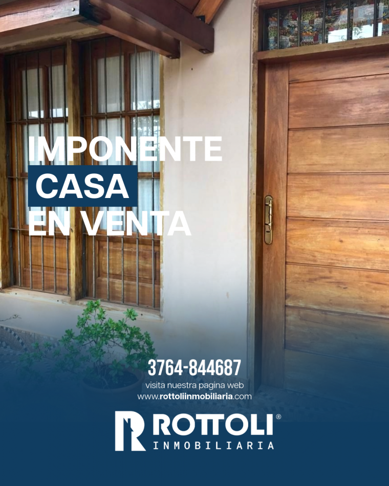 HERMOSA CASA EN VENTA APTA A CREDITO-POSADAS MISIONES