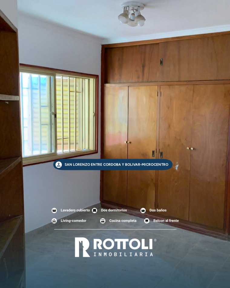 HERMOSO DEPARTAMENTO CENTRICO EN VENTA DE DOS DORMITORIOS