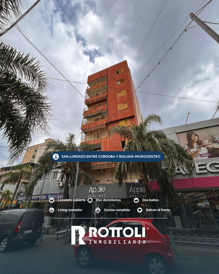 HERMOSO DEPARTAMENTO CENTRICO EN VENTA DE DOS DORMITORIOS