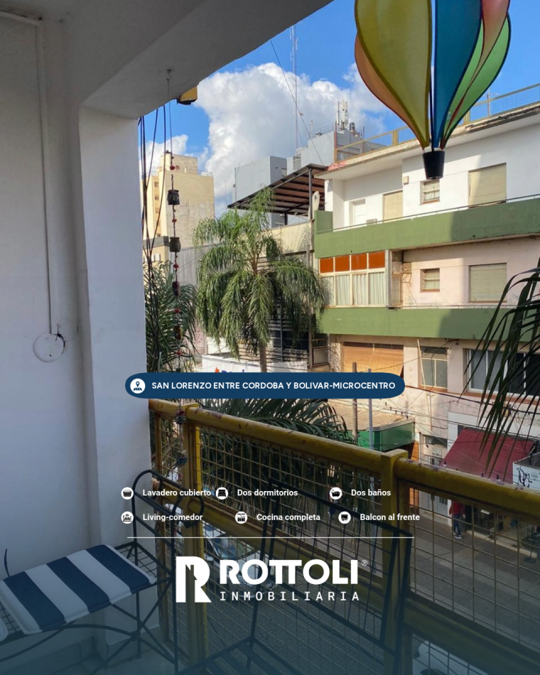 HERMOSO DEPARTAMENTO CENTRICO EN VENTA DE DOS DORMITORIOS