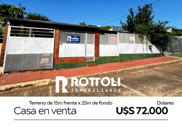 CASA DE TRES DORMITORIOS EN VENTA